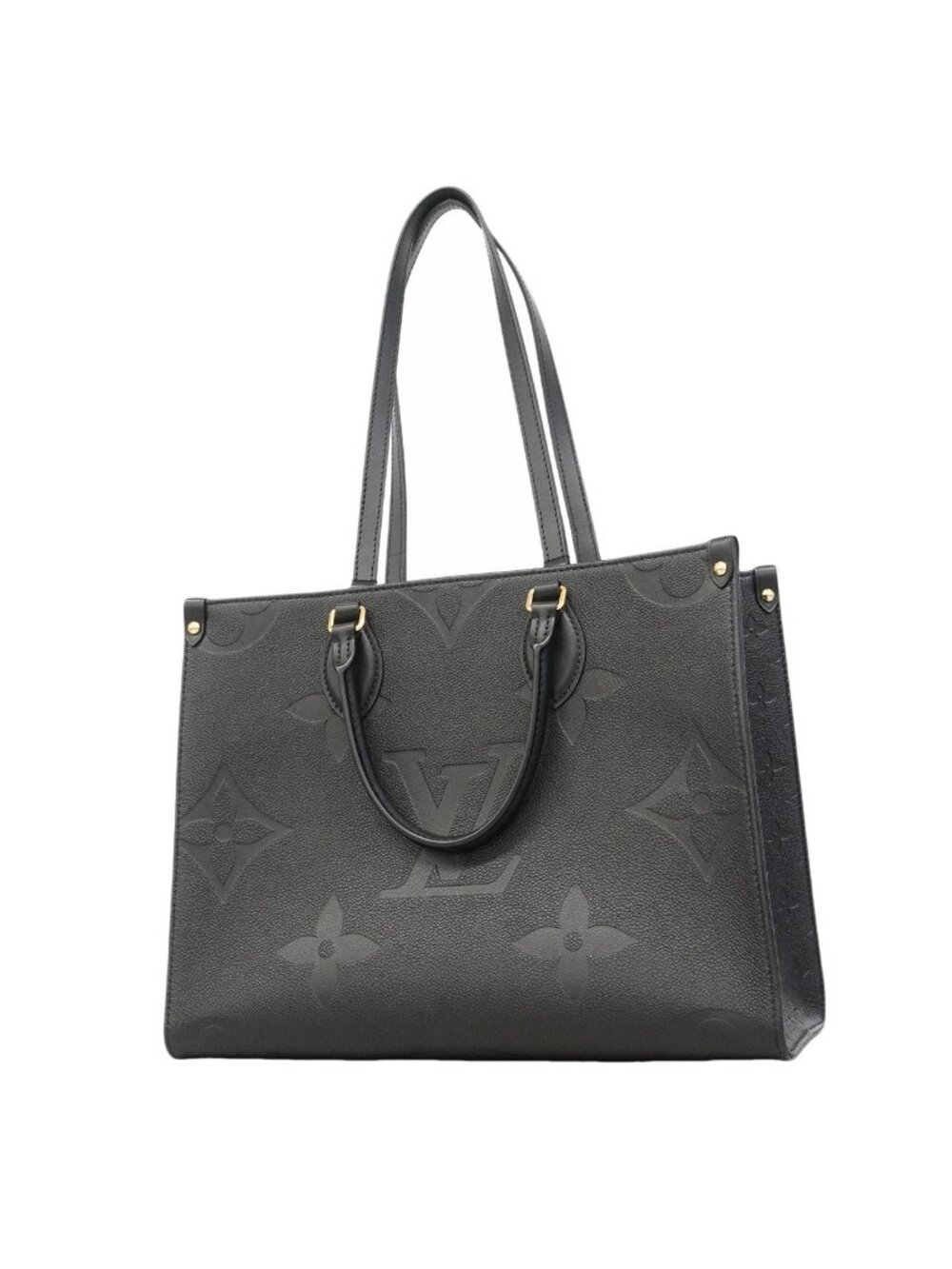 Louis Vuitton Tote Bag Monogram Empreinte On The Go MM Noir